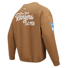 New York Rangers Pro Standard Paint the City Pullover Sweatshirt Sale