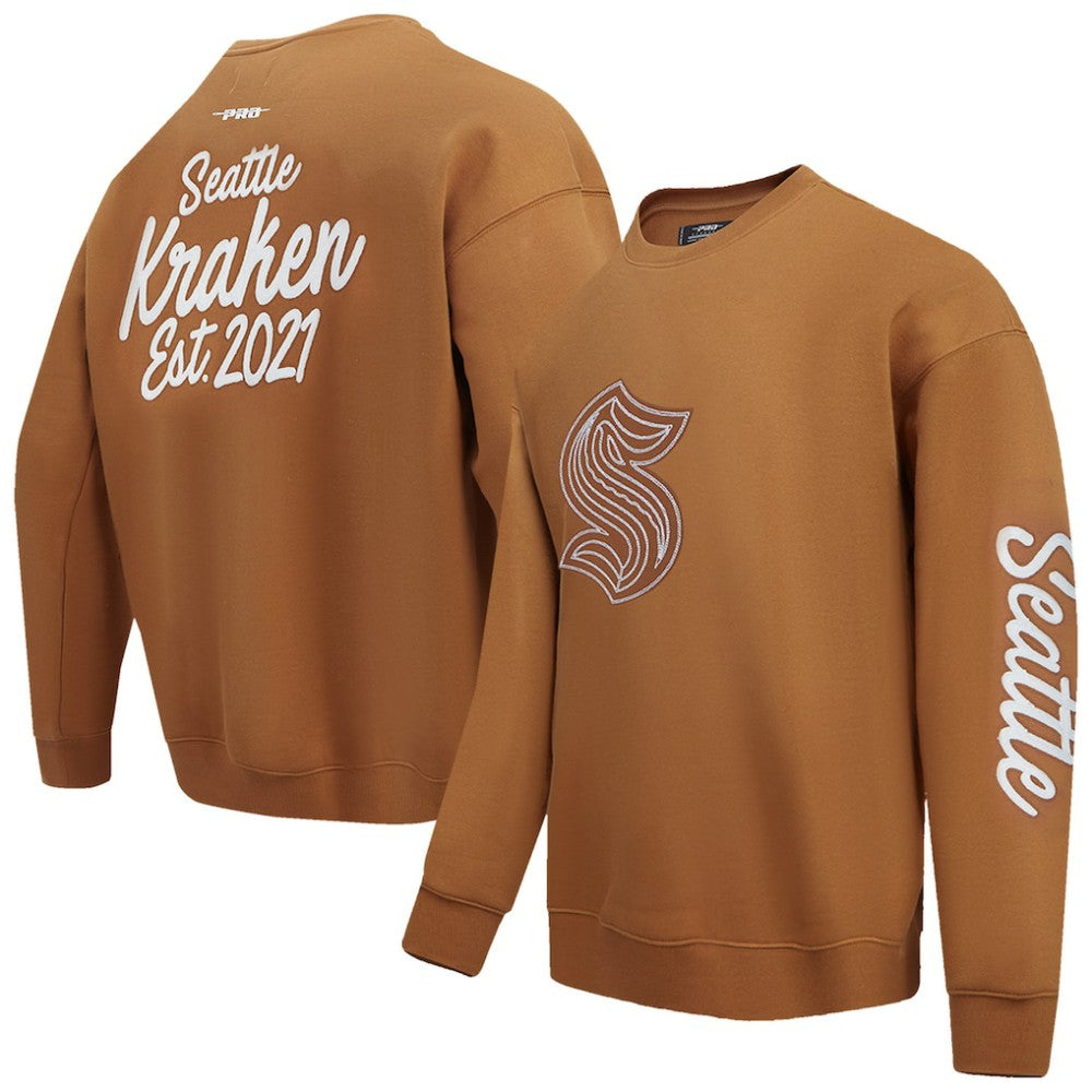 Seattle Kraken Pro Standard Paint the City Pullover Sweatshirt Sale