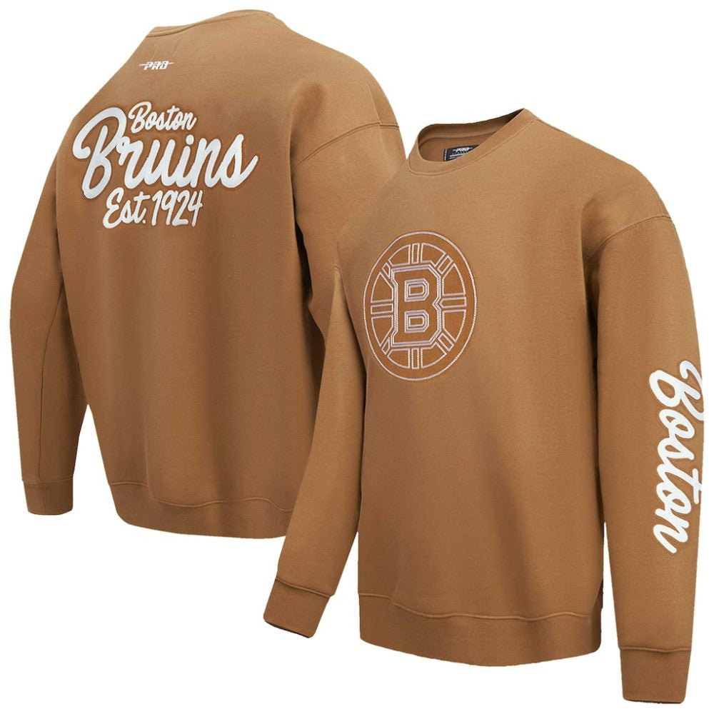 Boston Bruins Pro Standard Paint the City Pullover Sweatshirt Outlet