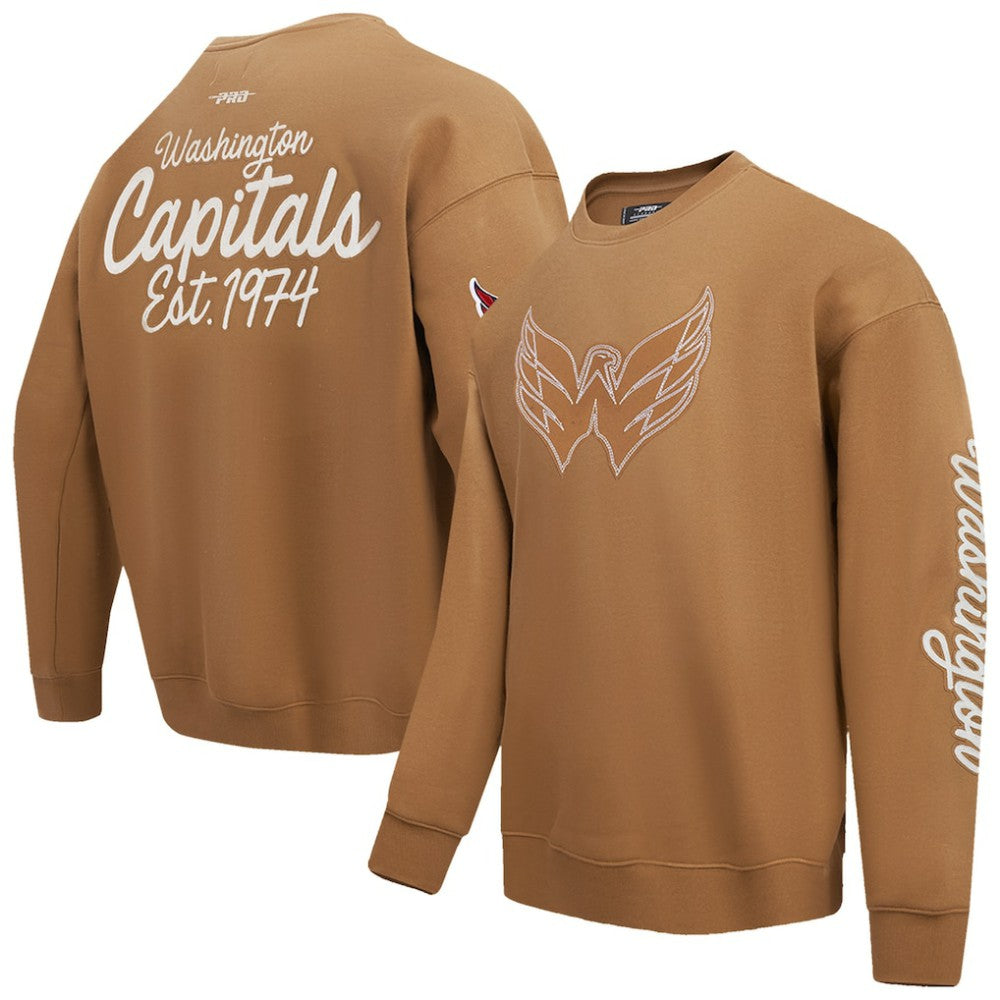 Washington Capitals Pro Standard Paint the City Pullover Sweatshirt Outlet