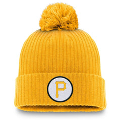 Pittsburgh Pirates Nike Cooperstown Collection Patch Cuffed Knit Hat with Pom | MLB Sale