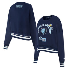 Memphis Grizzlies Pro Standard Women's Area Code Cropped Pullover Sweatshirt For Sale