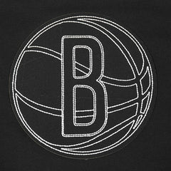 Brooklyn Nets Pro Standard Women's Paint The City Cropped Pullover Sweatshirt New