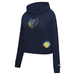 Memphis Grizzlies Pro Standard Women's Jewels Cropped Pullover Hoodie On Sale