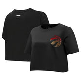 Toronto Raptors Pro Standard Women's Jewels Boxy Cropped T-Shirt On Sale