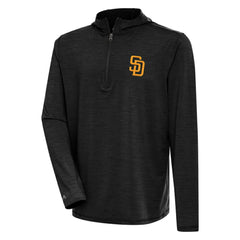 San Diego Padres Antigua Tidy Quarter-Zip Hoodie | MLB Discount
