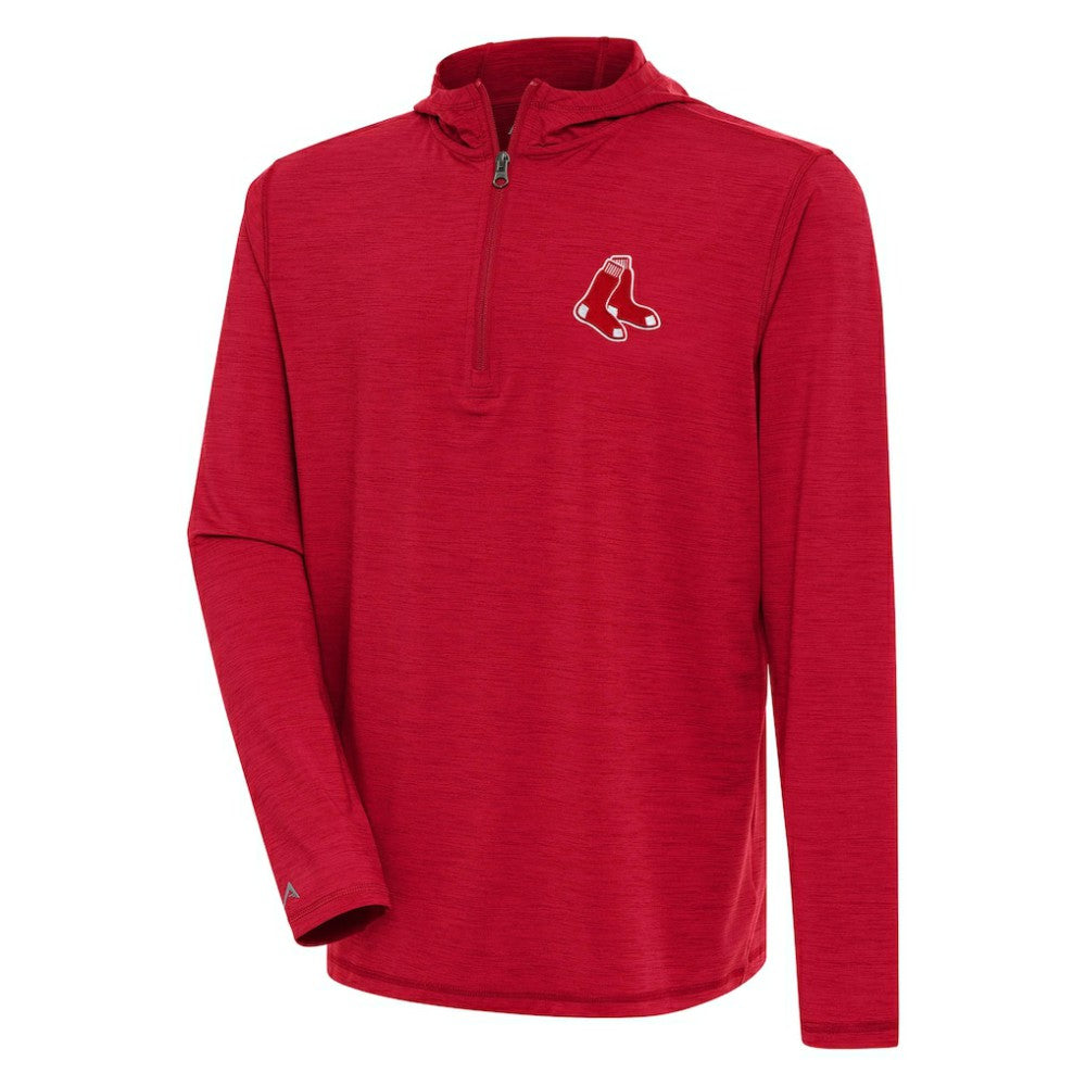 Boston Red Sox Antigua Tidy Quarter-Zip Hoodie | MLB Outlet