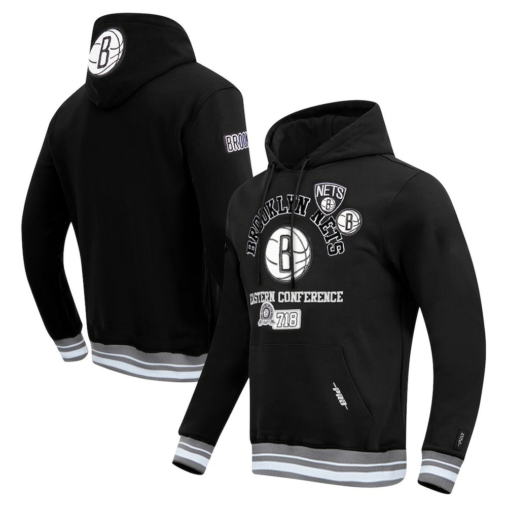 Brooklyn Nets Pro Standard Area Code Pullover Hoodie Outlet