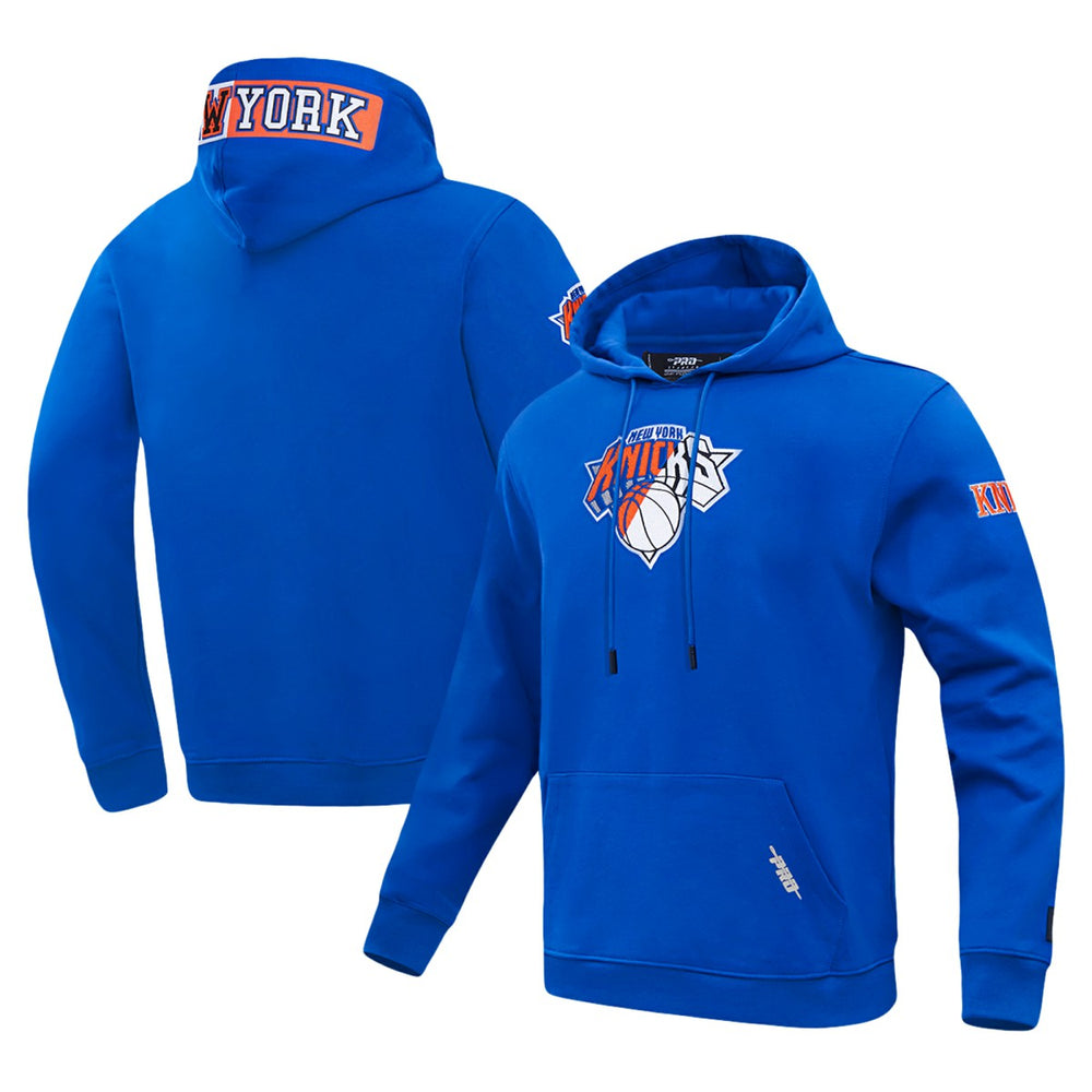 New York Knicks Pro Standard Split Logo Pullover Hoodie On Sale
