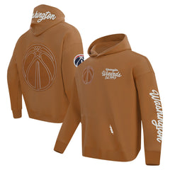 Washington Wizards Pro Standard Paint the City Drop Shoulder Pullover Hoodie Outlet