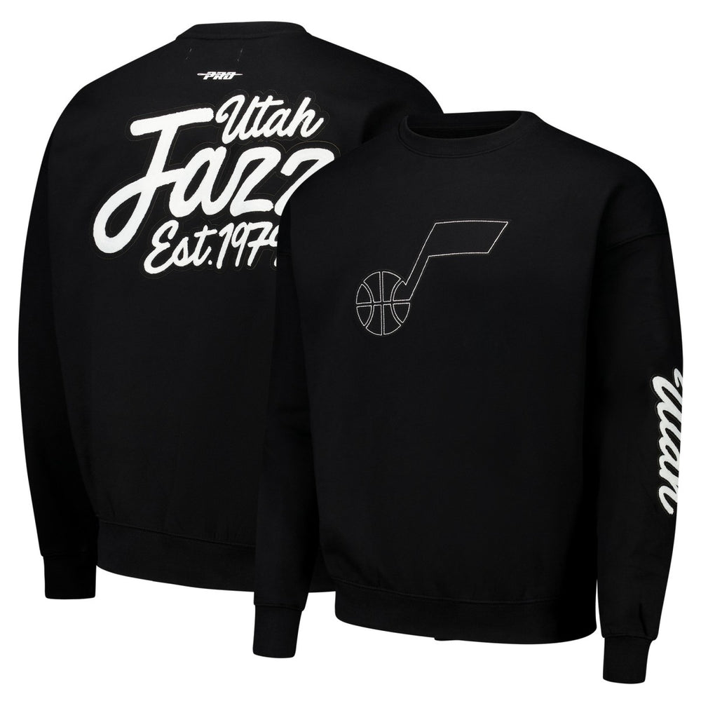 Utah Jazz Pro Standard Paint the City Drop Shoulder Sweatshirt On Sale