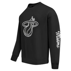 Miami Heat Pro Standard Paint the City Drop Shoulder Sweatshirt Discount