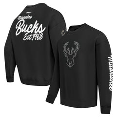 Milwaukee Bucks Pro Standard Paint the City Drop Shoulder Sweatshirt For Sale