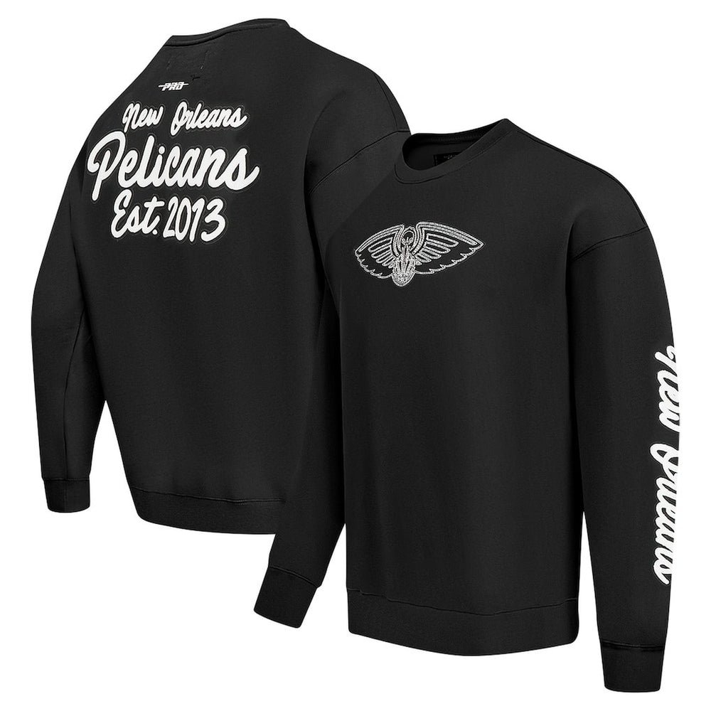 New Orleans Pelicans Pro Standard Paint the City Drop Shoulder Sweatshirt On Sale