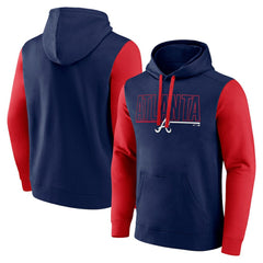 Atlanta Braves Fanatics Outline Fleece Pullover Hoodie | MLB For sale