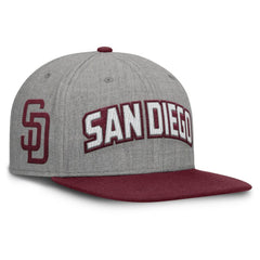 San Diego Padres Fanatics Elements Felt Chainstitch Snapback Hat | MLB Sale