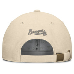 Atlanta Braves Fanatics Front Office Leather Patch Adjustable Hat | MLB Discount