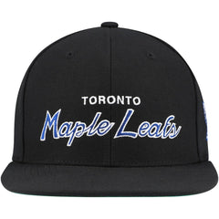 Toronto Maple Leafs Mitchell & Ness Core Team Script 2.0 Snapback Hat For Sale