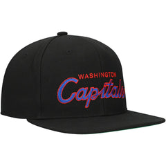 Washington Capitals Mitchell & Ness Core Team Script 2.0 Snapback Hat On Sale