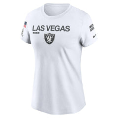 Las Vegas Raiders Nike Women's 2024 Salute To Service Legend Performance T-Shirt