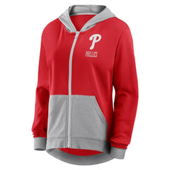 Philadelphia Phillies Fanatics Women's Hit It French Terry Full-Zip Hoodie | MLB Sale