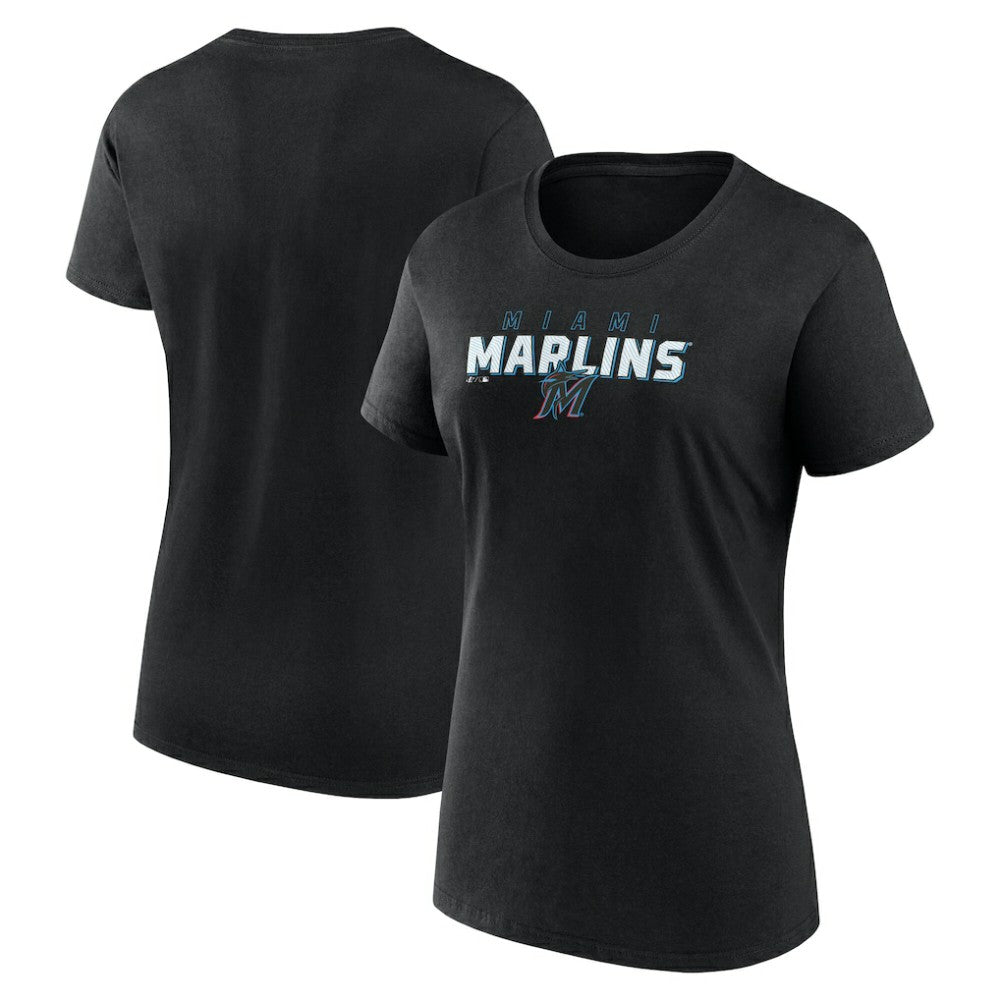 Miami Marlins Fanatics Women's Lean T-Shirt | MLB Online