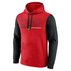 Chicago Blackhawks Logo Athletic Deliver Fleece Pullover Hoodie Sale