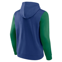 Vancouver Canucks Logo Athletic Deliver Fleece Pullover Hoodie Outlet