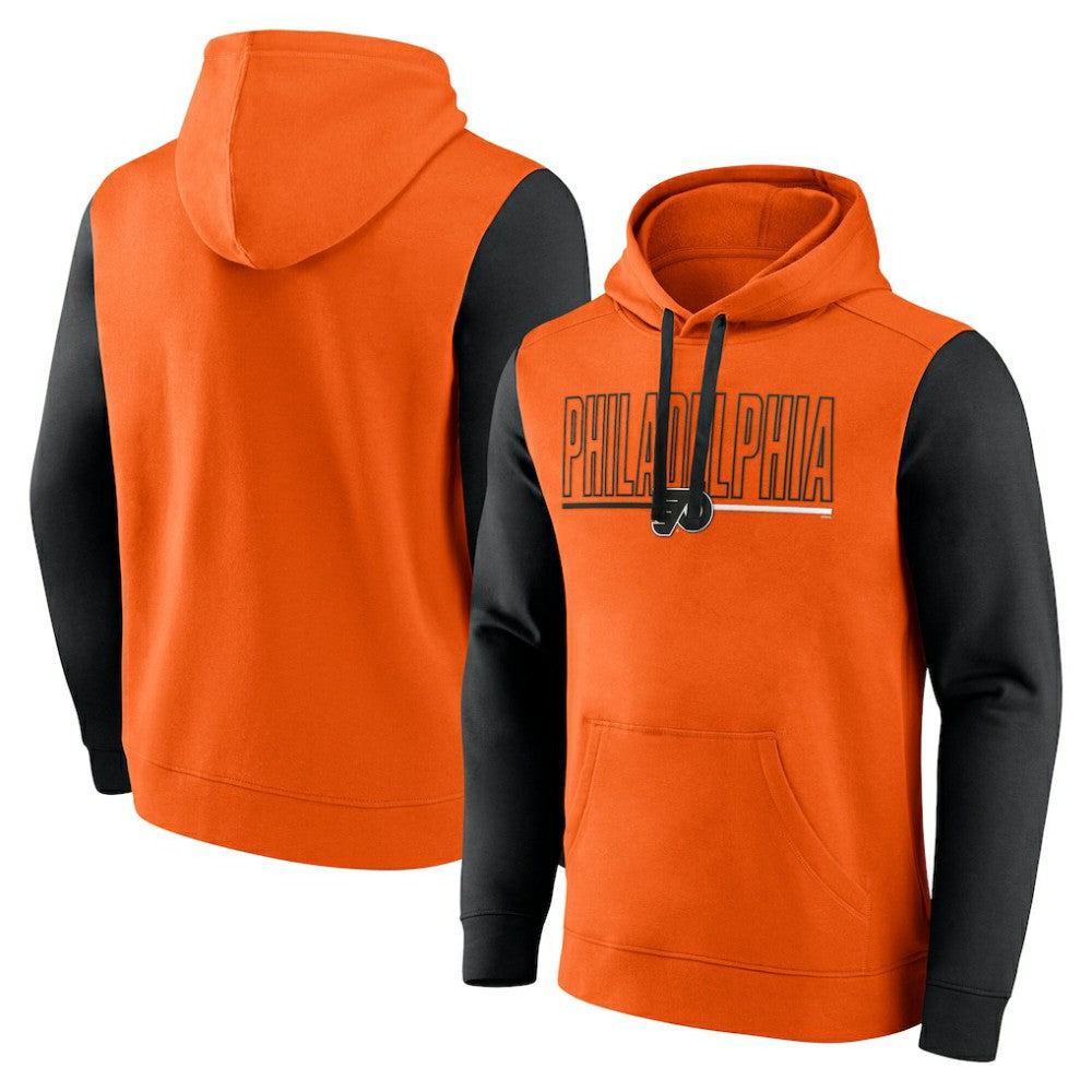 Philadelphia Flyers Logo Athletic Deliver Fleece Pullover Hoodie Online