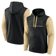Vegas Golden Knights Logo Athletic Deliver Fleece Pullover Hoodie Outlet