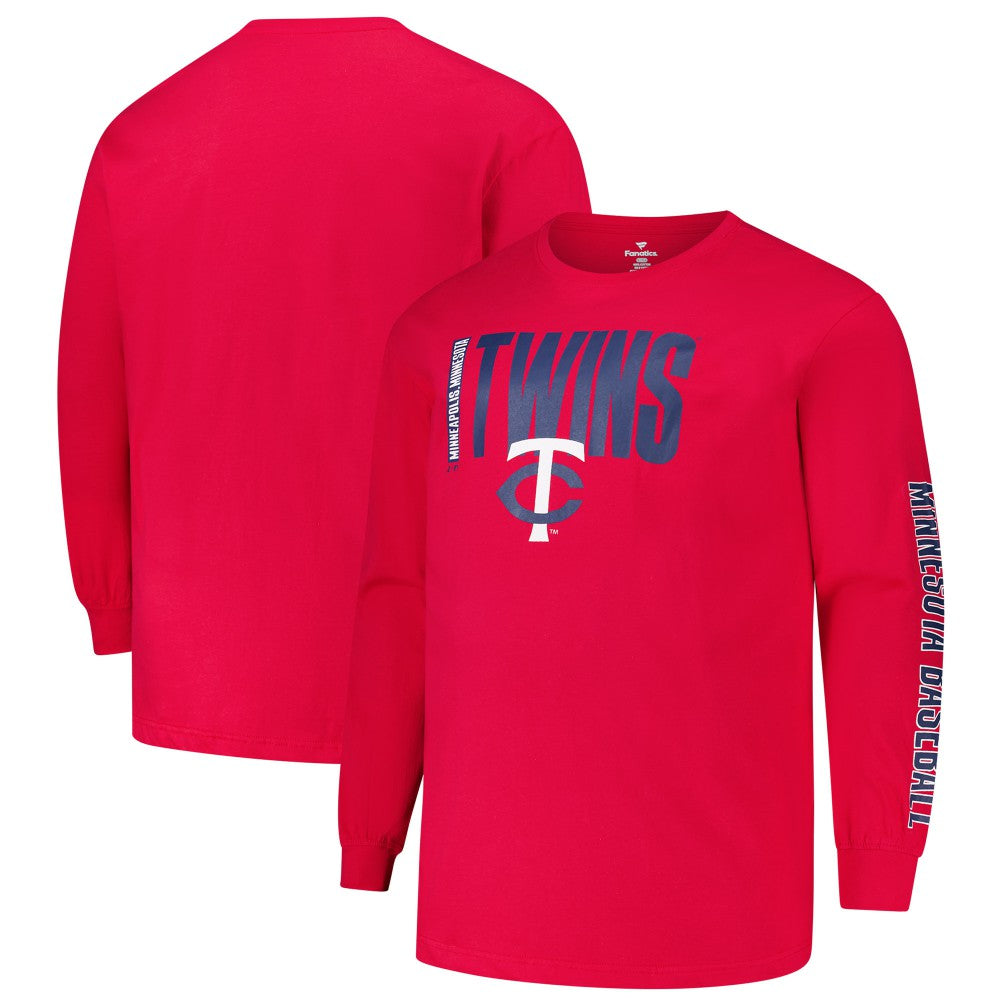 Minnesota Twins Profile Big & Tall Two-Hit Long Sleeve T-Shirt | MLB Near me