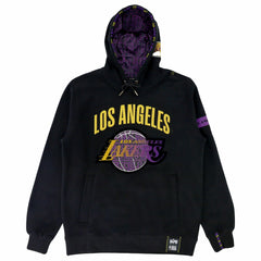 Los Angeles Lakers NBA x Two Hype Unisex Culture & Hoops Heavyweight Pullover Hoodie - Black discount Discount