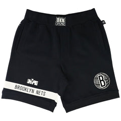 Brooklyn Nets NBA x Two Hype Unisex Culture & Hoops Premium Classic Fleece Shorts - Black sale New