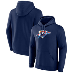 Oklahoma City Thunder Primary Logo Pullover Hoodie Online