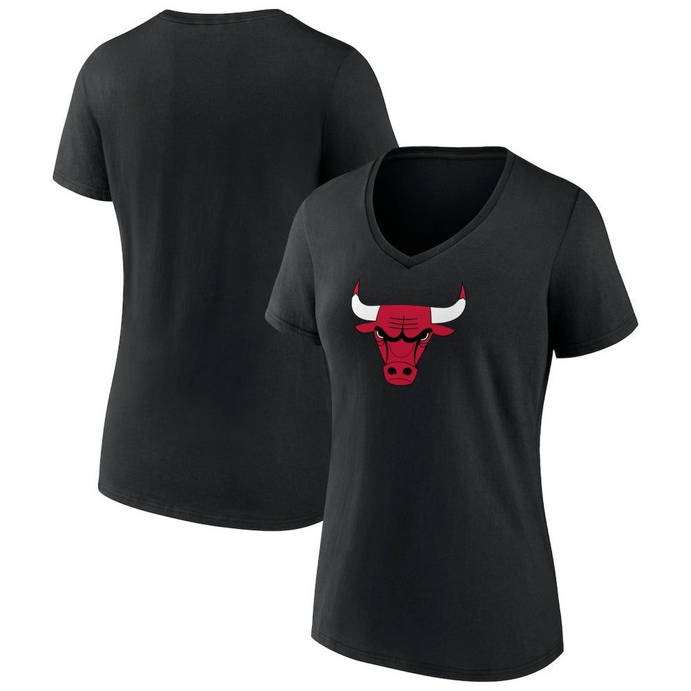 Chicago Bulls Women's Primary Logo V-Neck T-Shirt Online