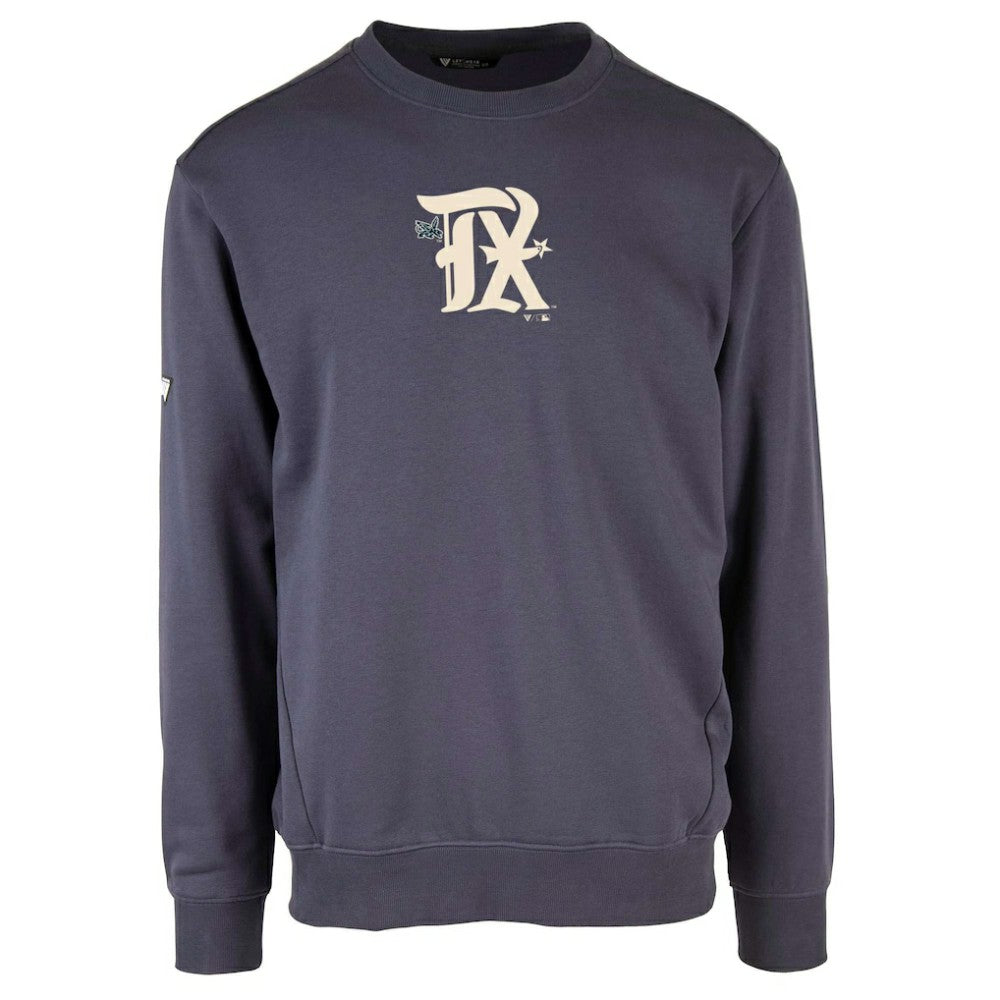 Texas Rangers Levelwear City Connect Zane Core Logo Pullover Sweatshirt | MLB For sale