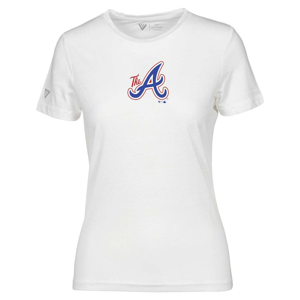 Atlanta Braves Levelwear Women's City Connect Maddox Core Logo T-Shirt | MLB Sale