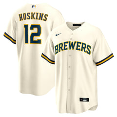 Rhys Hoskins Milwaukee Brewers Nike Home Replica Player Jersey | MLB Online