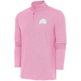 Colorado Avalanche Antigua White Logo Hunk Quarter-Zip Pullover On Sale