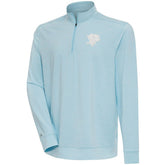 Pittsburgh Penguins Antigua White Logo Bright Quarter-Zip Pullover On Sale