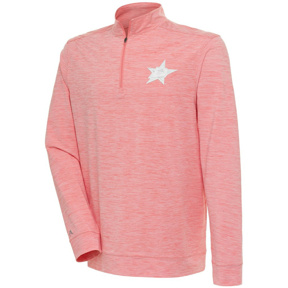 Dallas Stars Antigua White Logo Bright Quarter-Zip Pullover Online