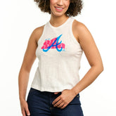 Atlanta Braves Lusso Women's Lourdes Tank Top | MLB Shop
