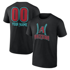 Arizona Diamondbacks Personalized Name & Number Fastball T-Shirt | MLB Online