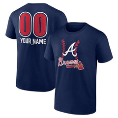 Atlanta Braves Personalized Name & Number Fastball T-Shirt | MLB Shop