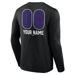 Colorado Rockies Personalized Name & Number Fastball Long Sleeve T-Shirt | MLB US