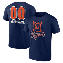 Detroit Tigers Personalized Name & Number Fastball T-Shirt | MLB Sale