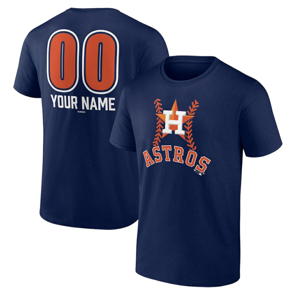 Houston Astros Personalized Name & Number Fastball T-Shirt | MLB Shop