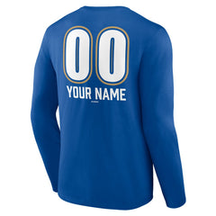 Kansas City Royals Personalized Name & Number Fastball Long Sleeve T-Shirt | MLB New