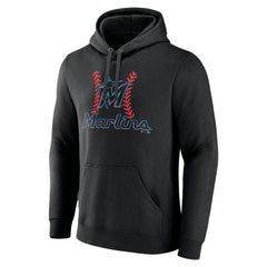 Miami Marlins Personalized Name & Number Fastball Pullover Hoodie | MLB US