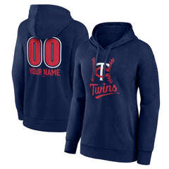Minnesota Twins Women's Personalized Name & Number Fastball Pullover Hoodie | MLB US